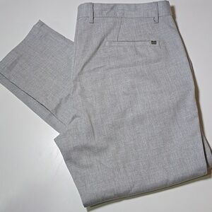 3/$30 ZARA Slim Fit Heathered Light Grey Trousers